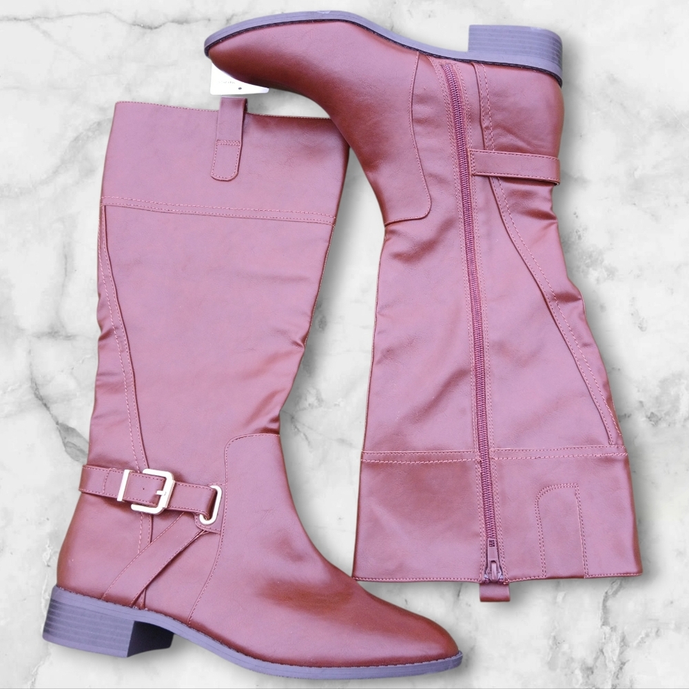 ​SJB Roslyn Cognac Brown Riding Boots - Size 11M